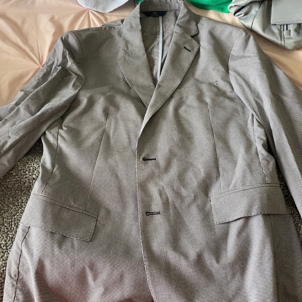Black and white jacket